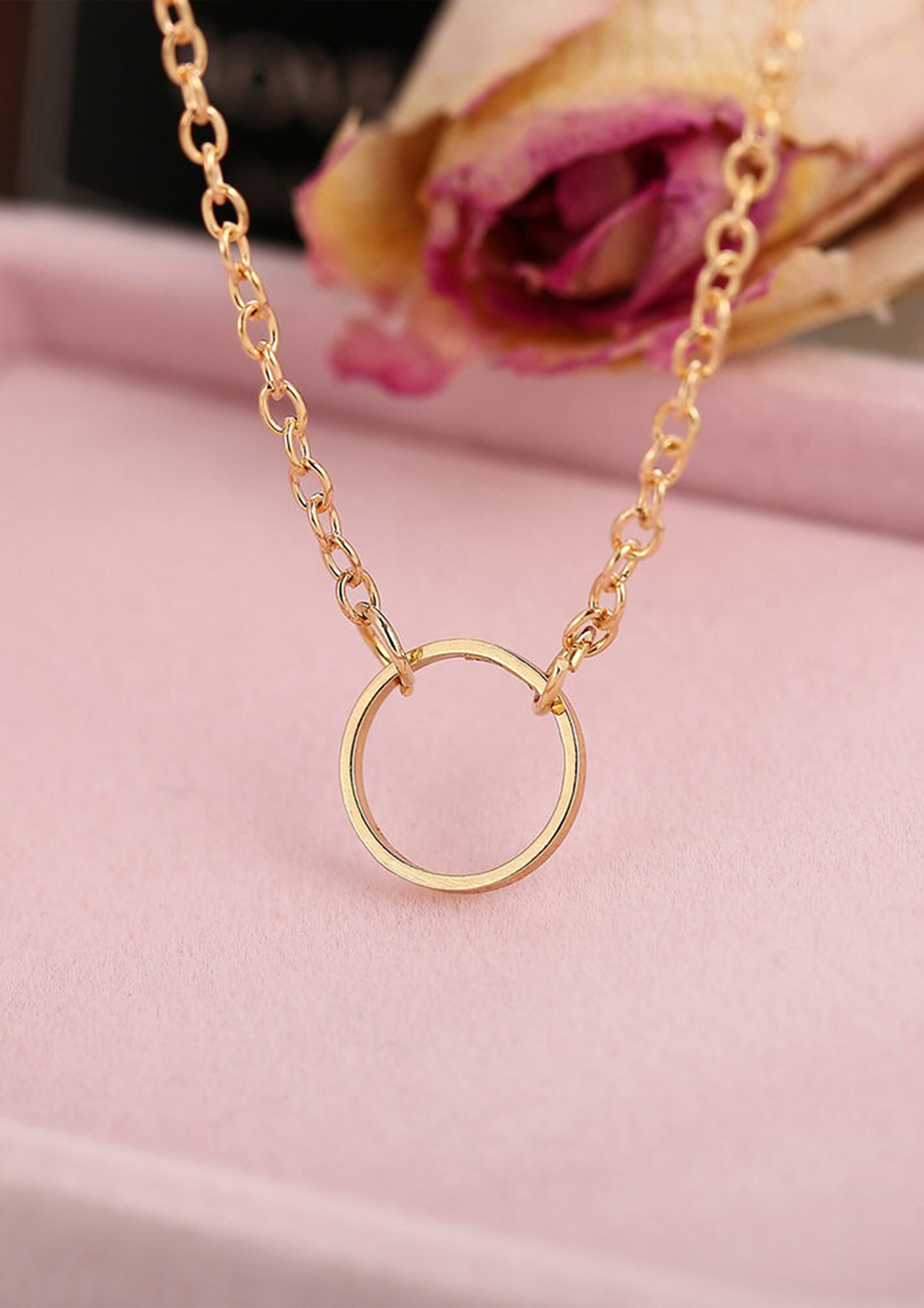 Ring Pendant With Chain