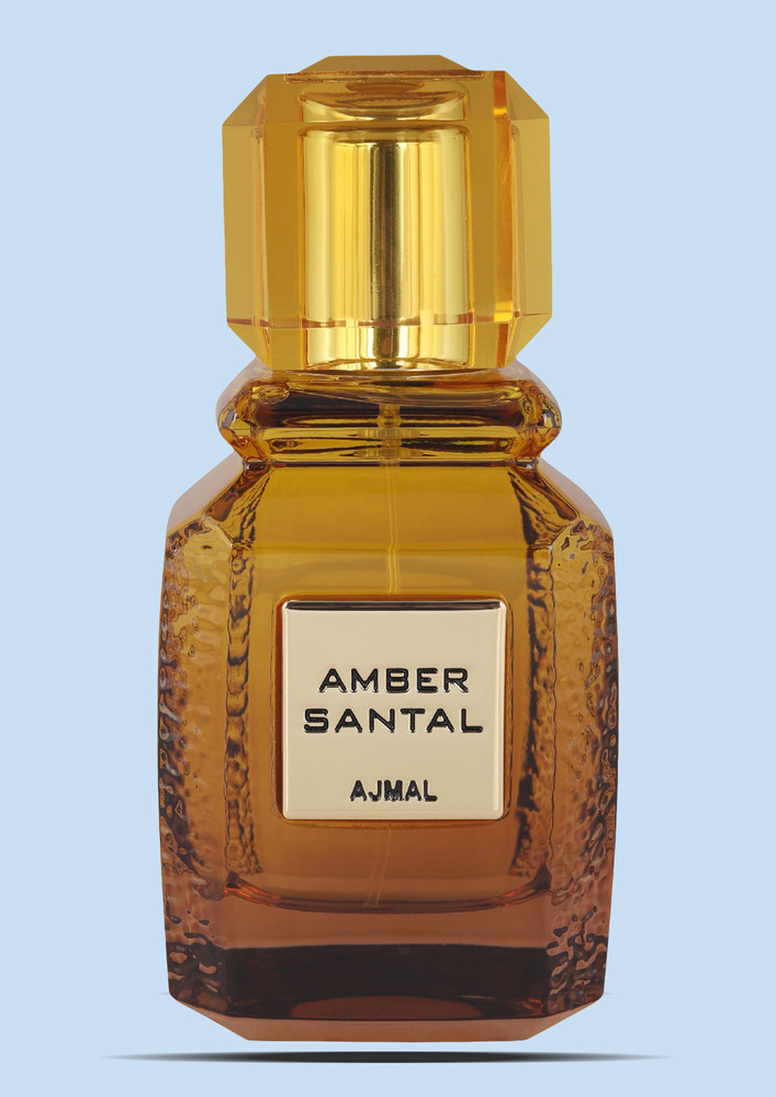 Ajmal Amber Santal Eau De Parfum 100ML Long Lasting Scent Spray Perfume Gift For Men & Women - Made In Dubai