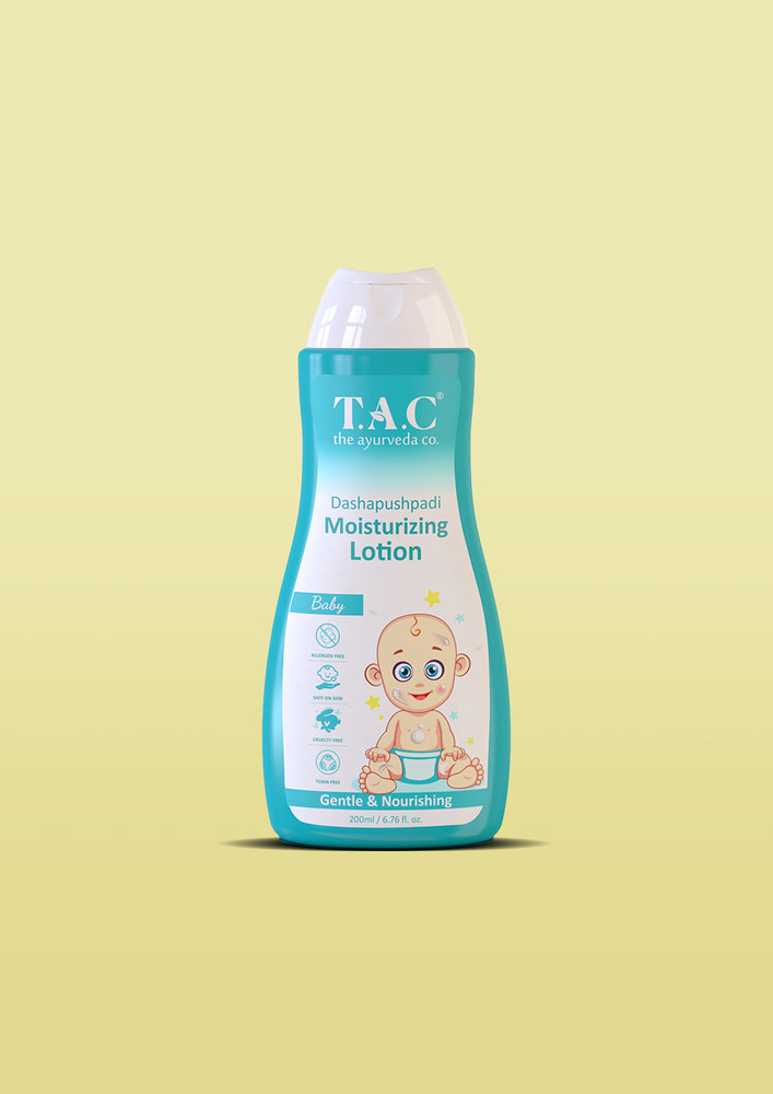 T.a.c - The Ayurveda Co. Dashapushpadi Moisturizing Ayurvedic Baby Body Lotion |  With Natural Ingredients|  All Skin Type - 200ml