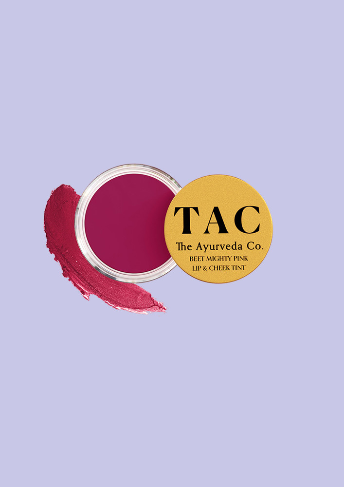 T.a.c - The Ayurveda Co. Beet Mighty Pink Lip & Cheek Tint For Natural Makeup- 10gm