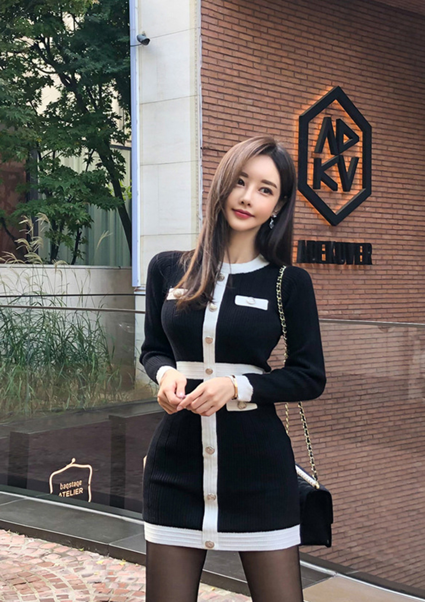 Korean Style Cotton Dress – Plum and Peaches
