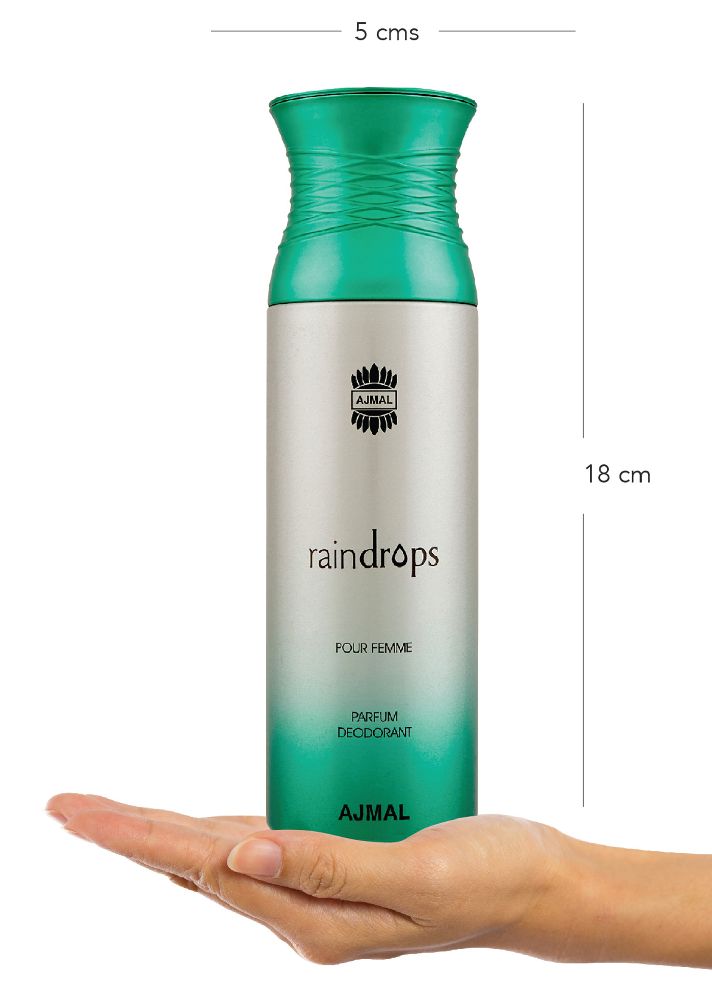 Ajmal Raindrops & Wisal Deo & Wisal Deodorant Spray for Women - Pack of 3  (200ml Each)