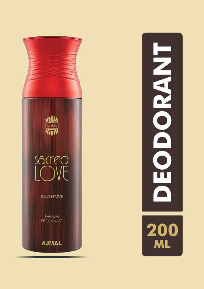 Ajmal Sacred Love Perfume Deodorant 200ml Body Spray Gift For Women