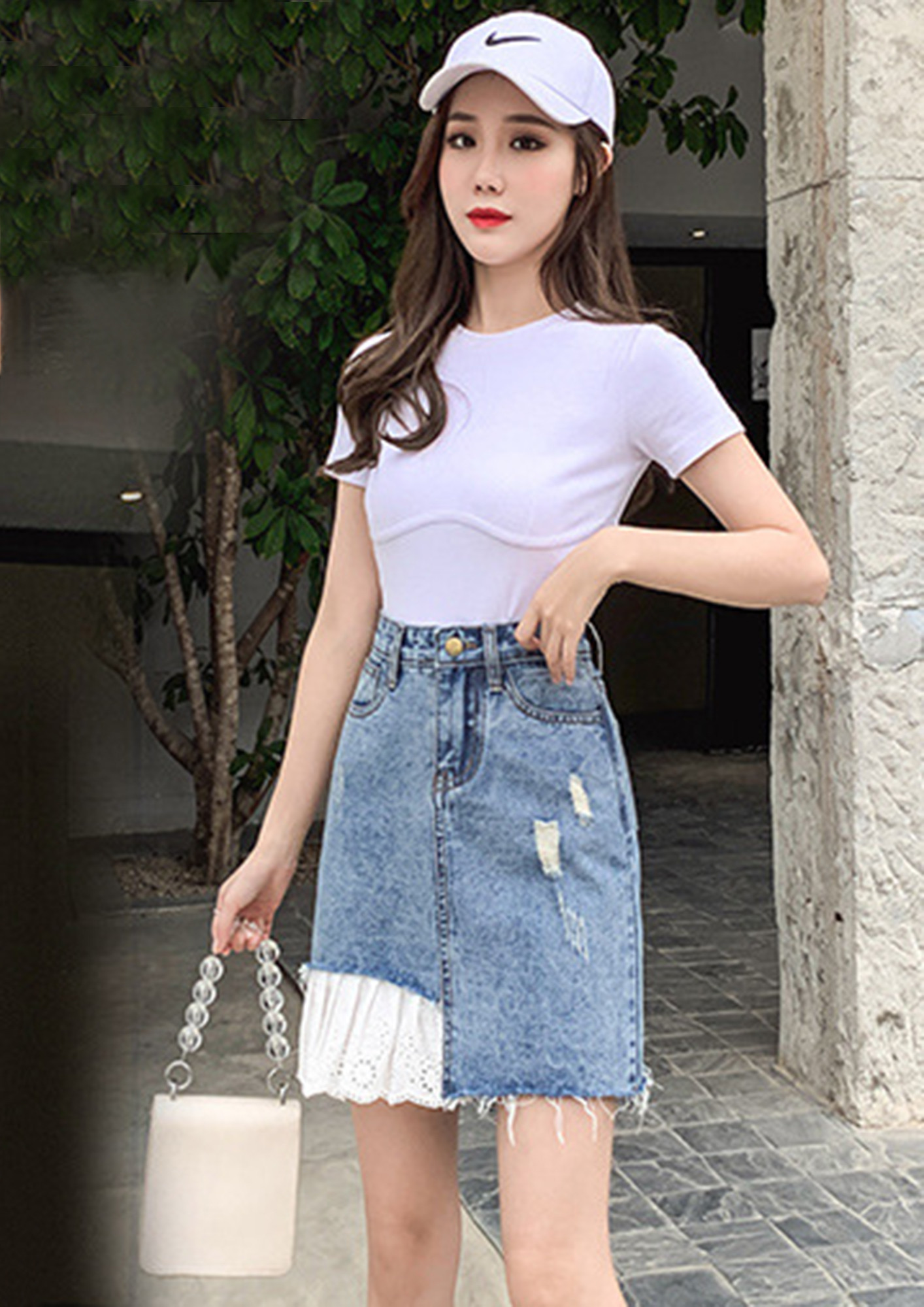 Denim skirt outfits || Denim mini skirts || Korean denim skirts ideas  @drmedical_knowledge - YouTube