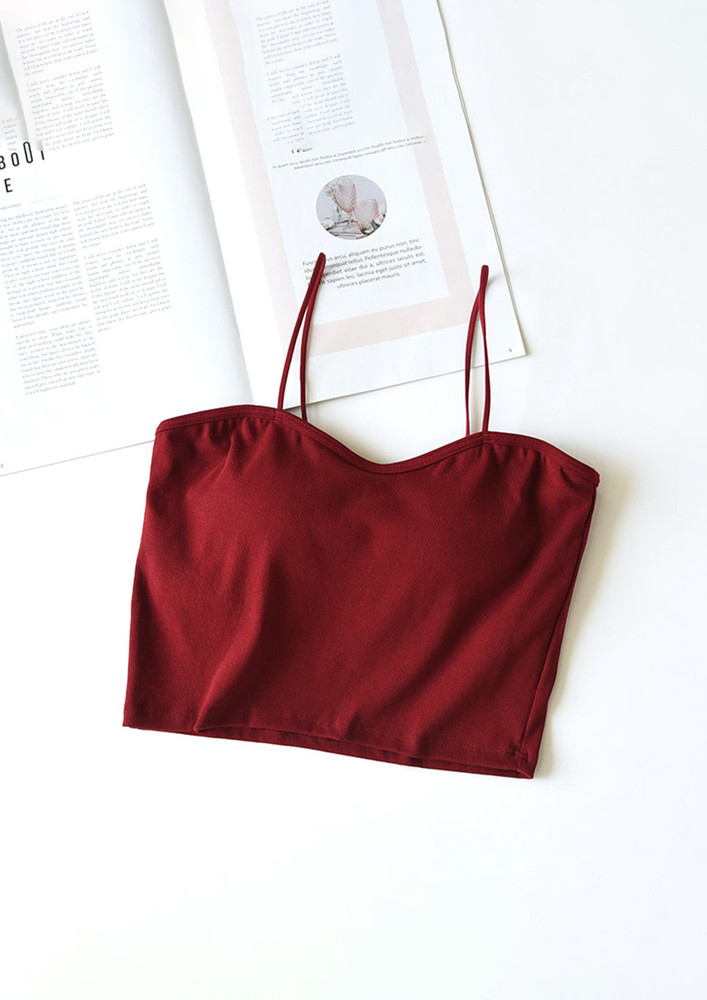 Simple Sally Red Crop Top