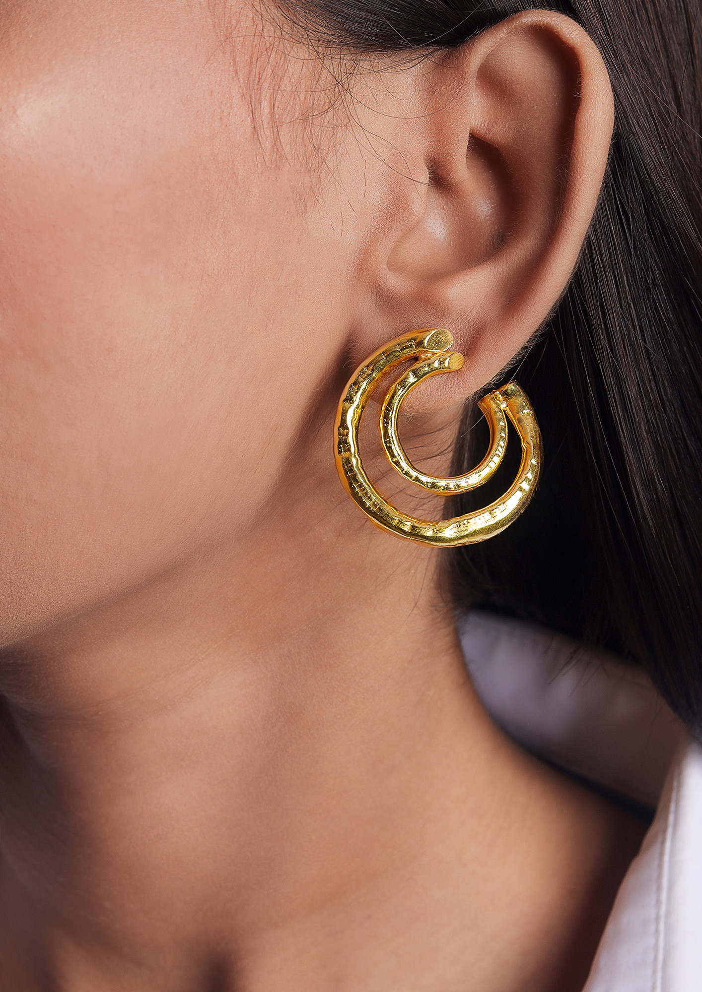 Coiled Statement Studs