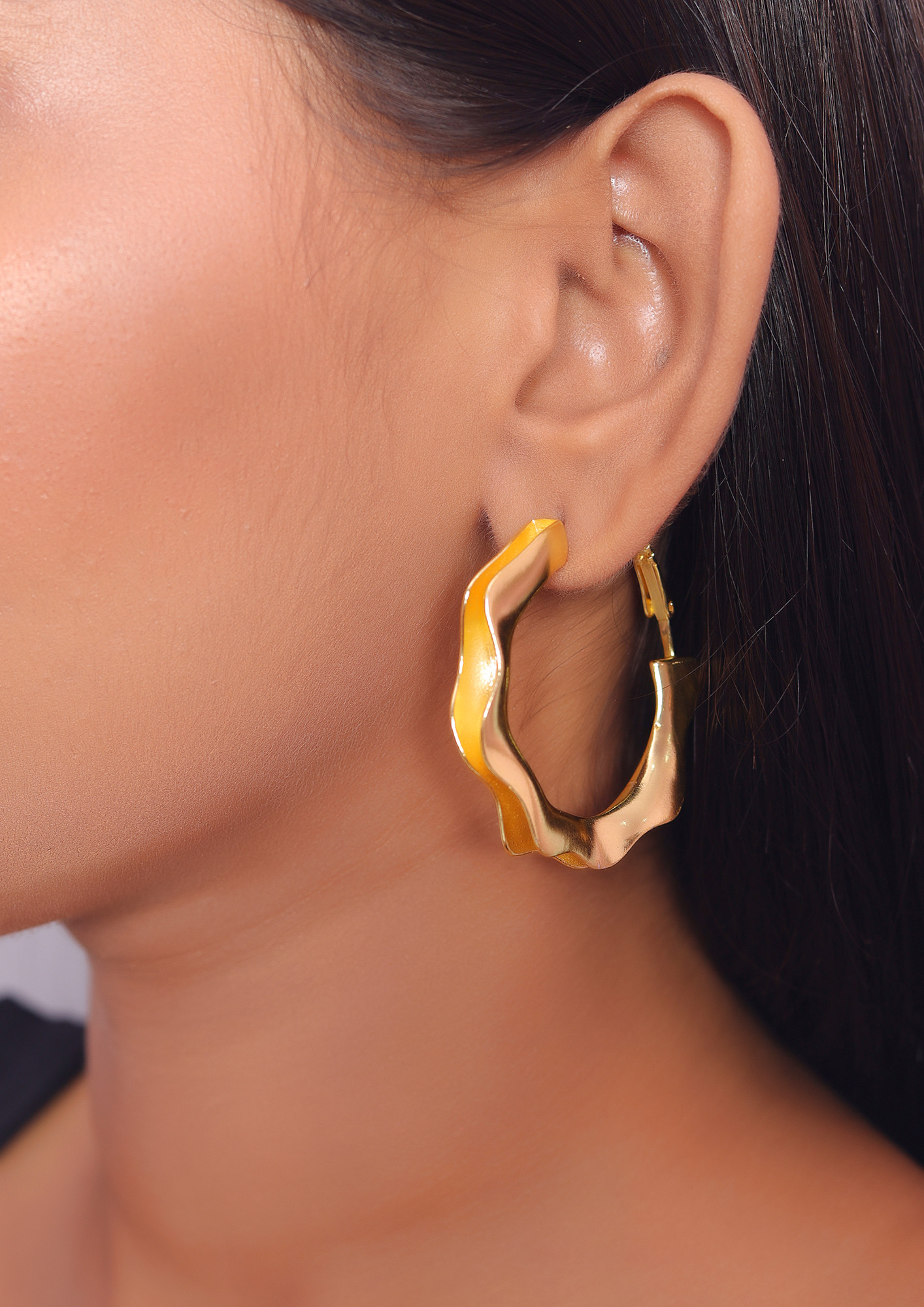 Aggregate more than 180 thick hoop earrings india latest