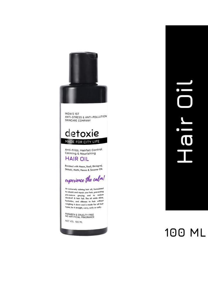Detoxie - Anti-frizz, Hairfall Control, Nourishing Hair Oil - 100 Ml