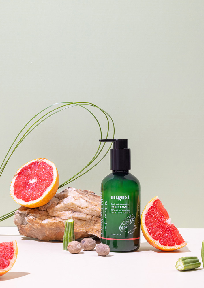 Face Cleanser Gentle & Moisturising With Grapefruit Oil, Baobab & Moringa ,150 ML