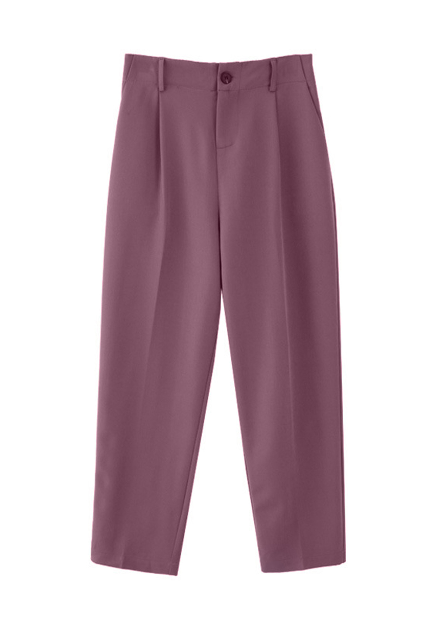 Plus Size Linen Look Tapered Trousers | Nasty Gal