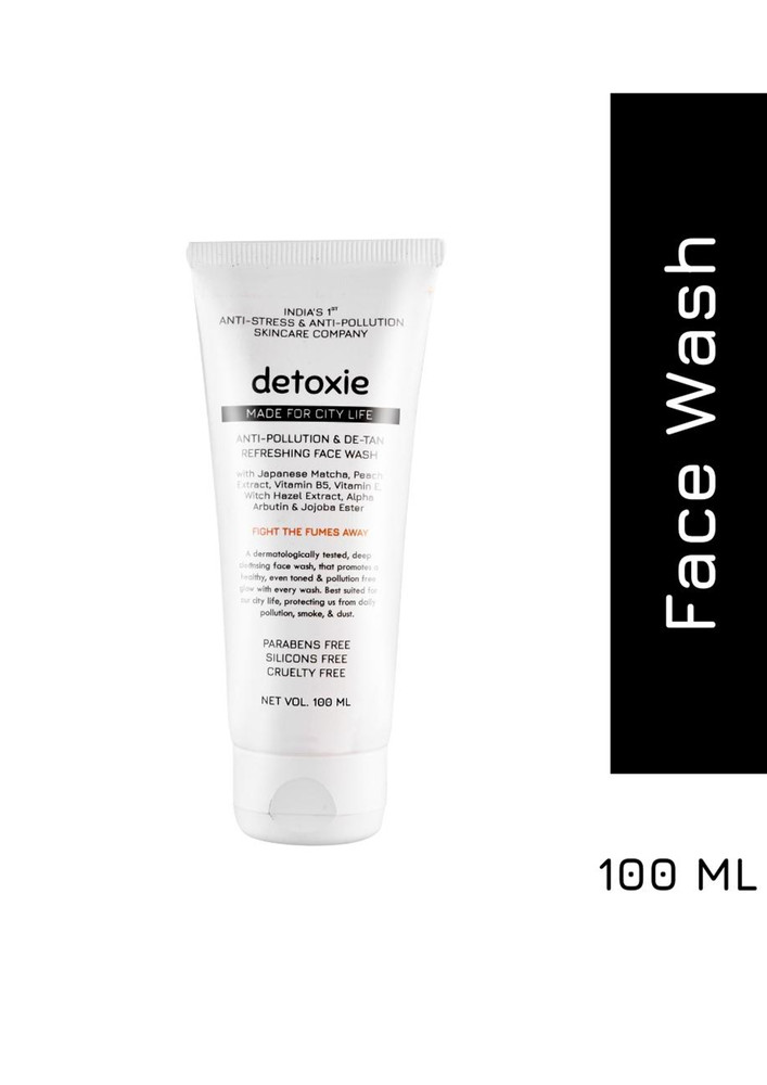 Detoxie - Anti-Pollution & De-Tan Refreshing Face Wash - 100ml