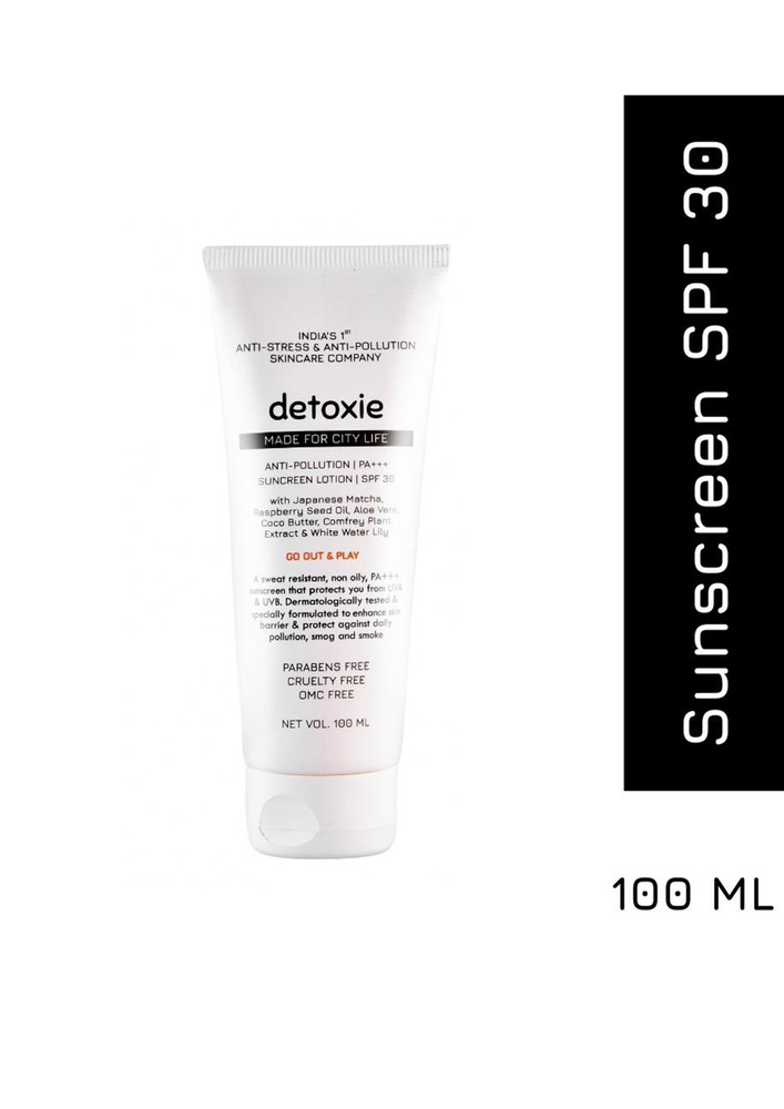 Detoxie - Anti-Pollution, PA+++ Sunscreen Lotion SPF 30 - 100ml