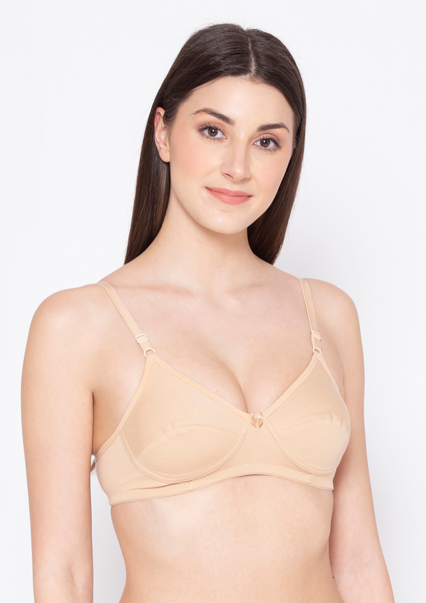 DAILY ESSENTIALS NON PADDED NON WIRED NUDE TSHIRT BRA