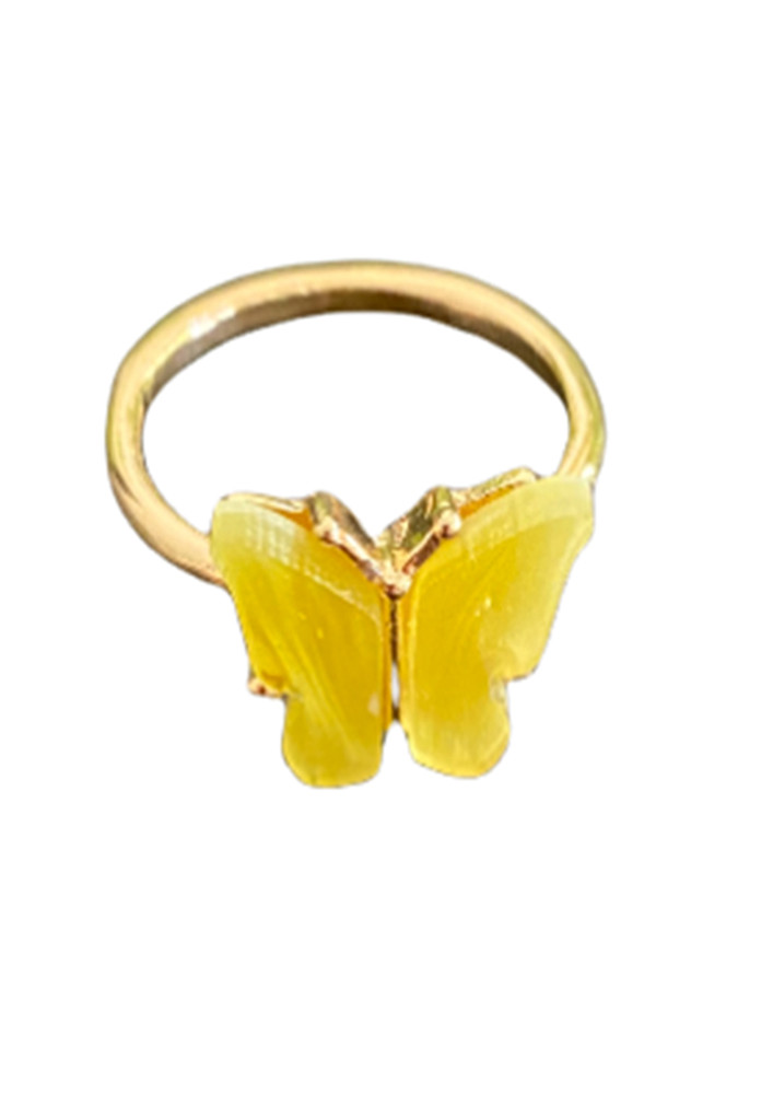 Butterfly Ring- Yellow