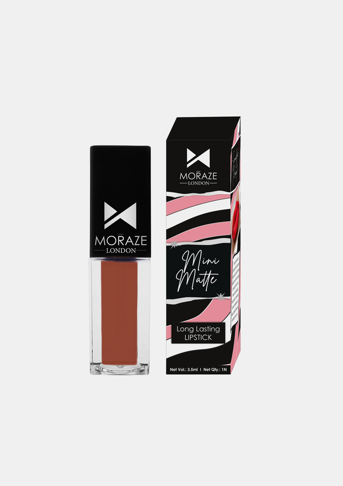 Moraze Non Transfer Lip Color Kiss Proof Vegan Non Toxic 3 ML - Caramel Collector