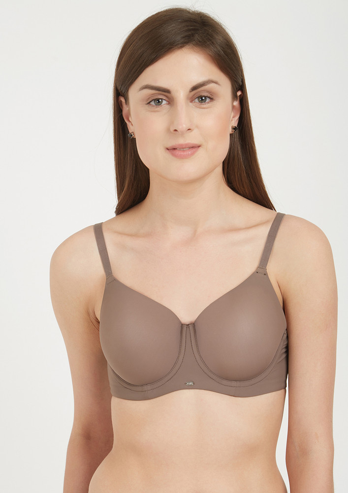 Soie Women's Full/extreme Coverage Padded Wired Waffle Bra