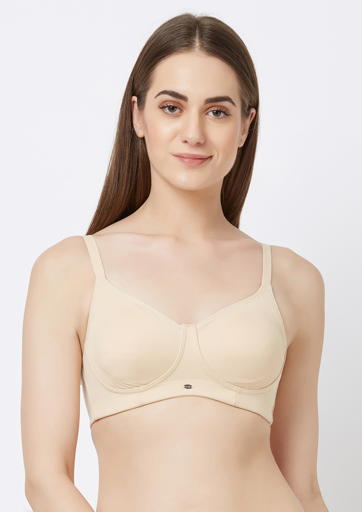 Soie Nude Women's Full Coverage Encircle Non-padded Non-wired Bra