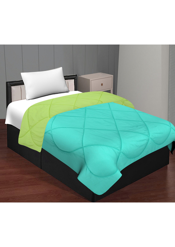 Aqua Green Parrot Green Single Bed Comforter
