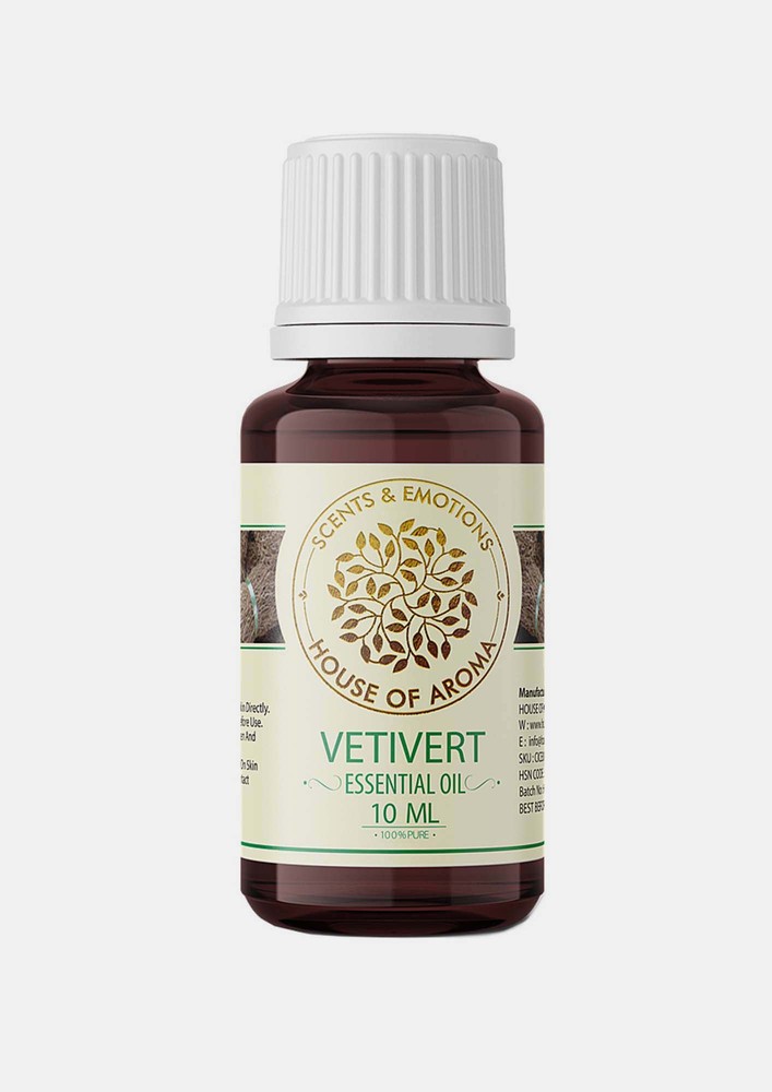 House Of Aroma Vetivert Essential Oil-10 Ml