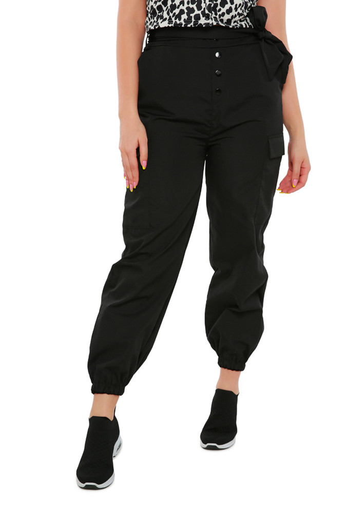 Style up Cargo Pant in Black