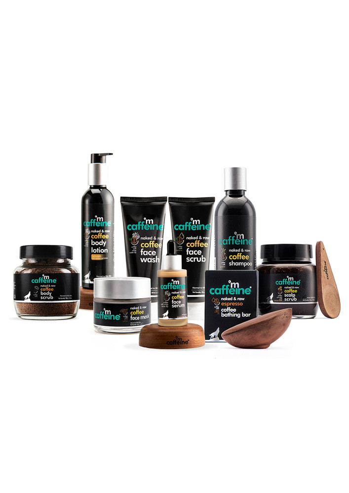 Mcaffeine Complete Coffee Face-body-hair Pampering Kit