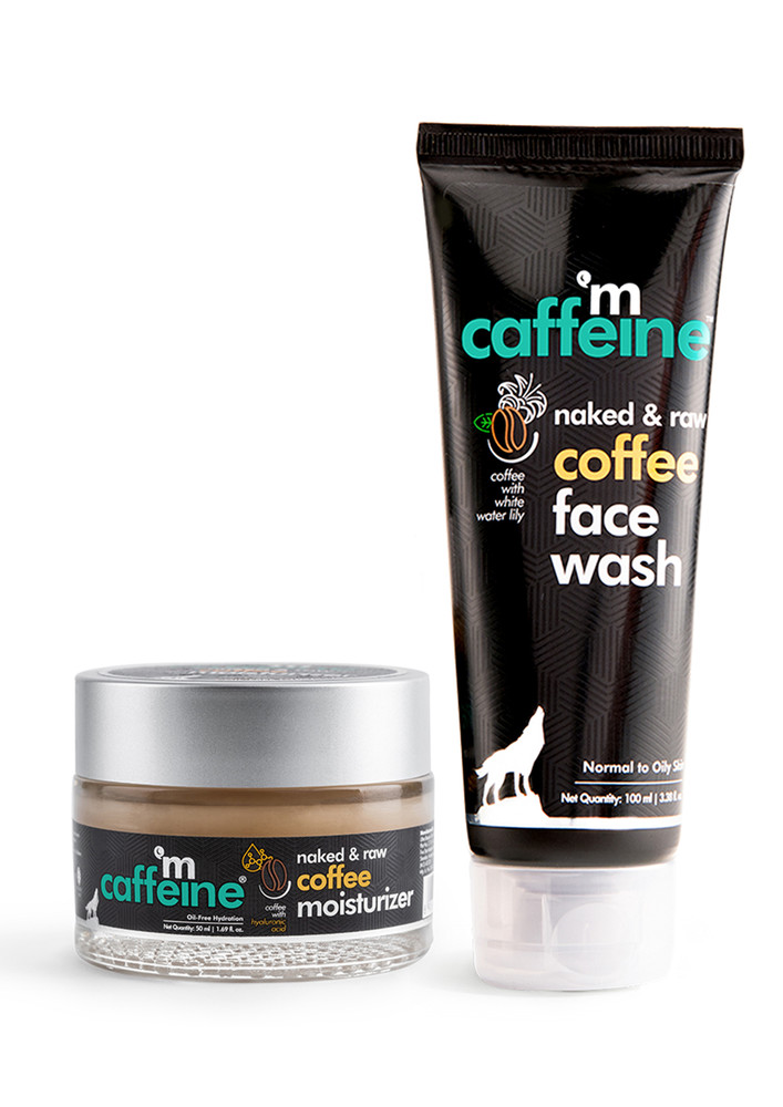 Mcaffeine Daily Coffee Face Care Duo - Coffee Face Wash & Oil-free Moisturizer
