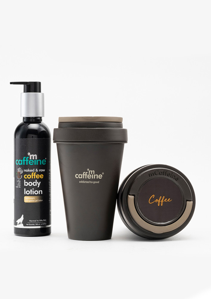MCAFFEINE DAILY BODY CARE KIT FOR WINTERS WITH COFFEE BODY WASH AND BODY LOTION
