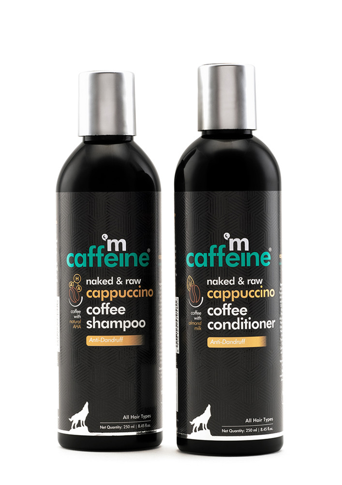 MCAFFEINE ANTI-DANDRUFF SHAMPOO & CONDITIONER - CAPPUCCINO COFFEE ROUTINE