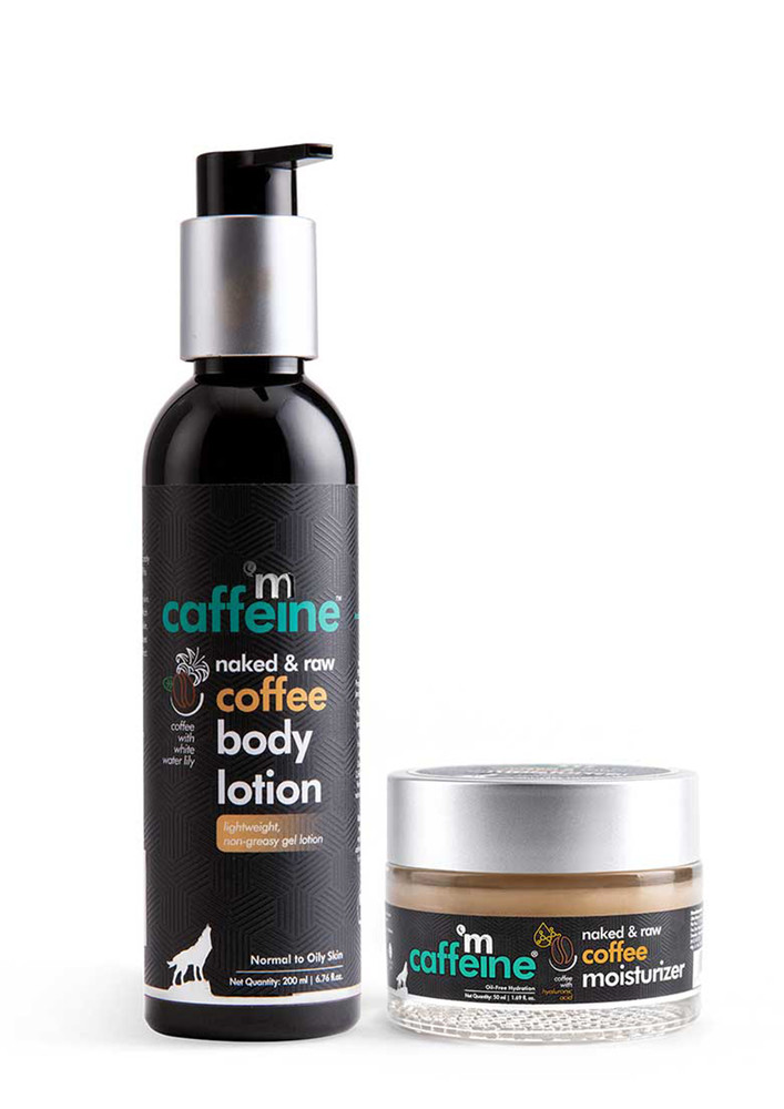Mcaffeine Coffee Face Moisturizer And Body Lotion Combo For Complete Winter Care