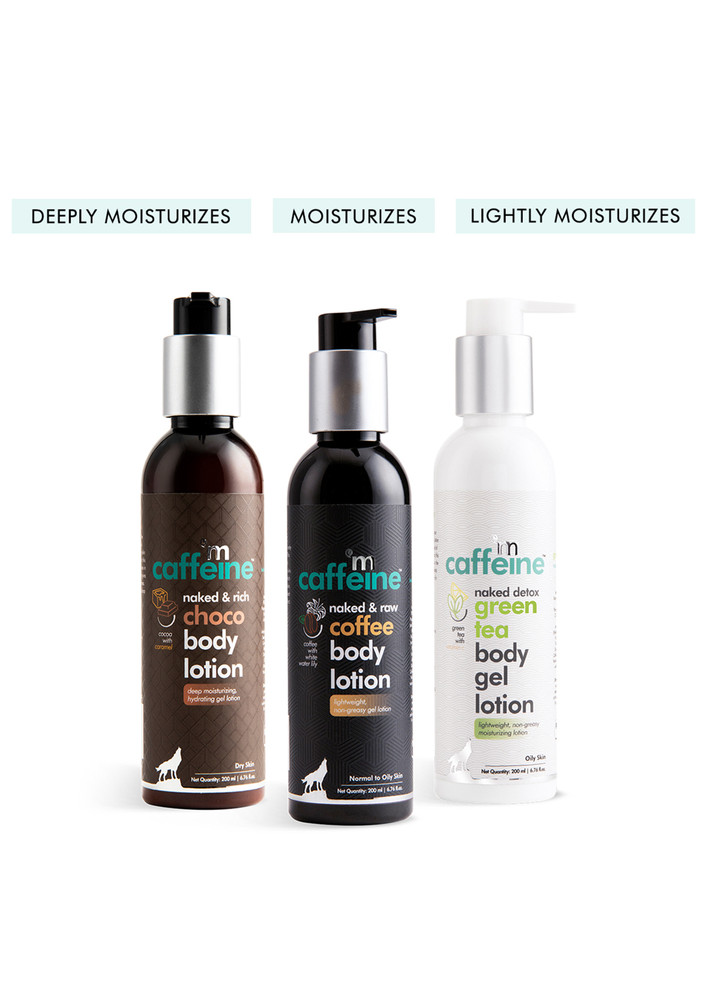 MCAFFEINE BODY LOTIONS - PACK OF 3 (EACH 200ML)