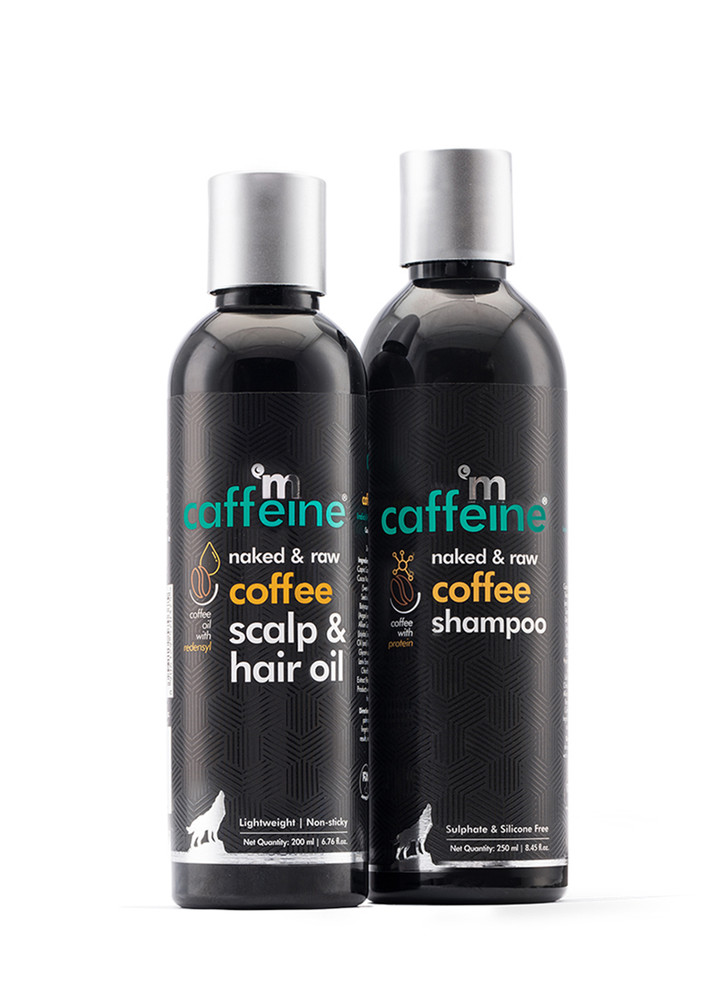 Mcaffeine Must-have Coffee Hair Care Kit For Hair Fall Control & Hair Growth - Shampoo & Hair Oil (450ml)