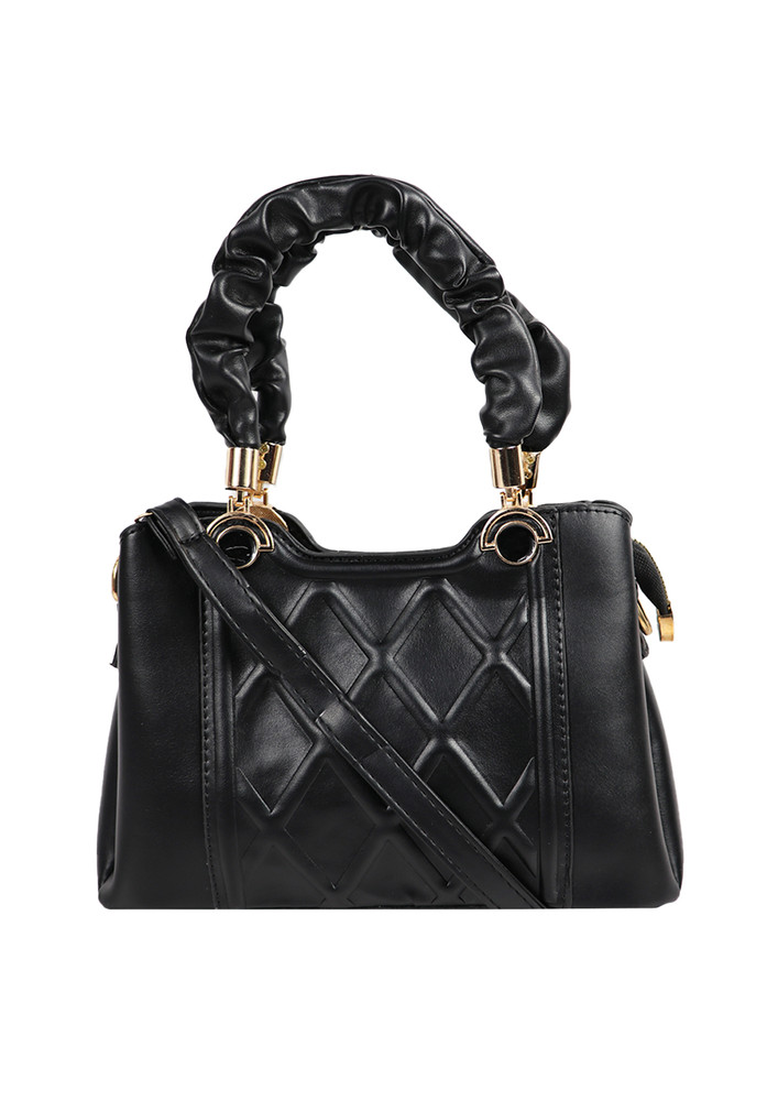 Women Black Soft Leather Shoulder Bag