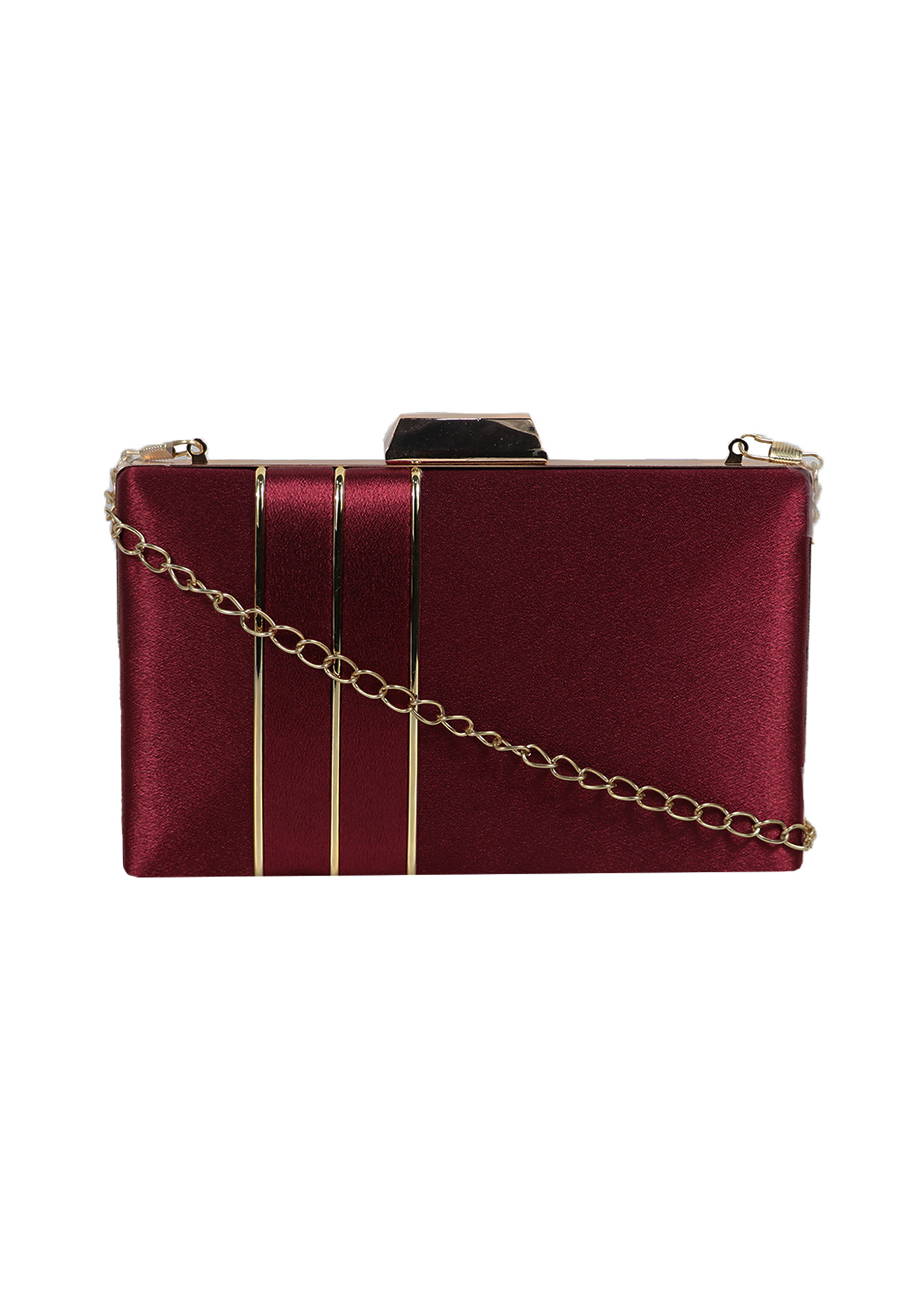 Cherry Red Party Clutch For Girls