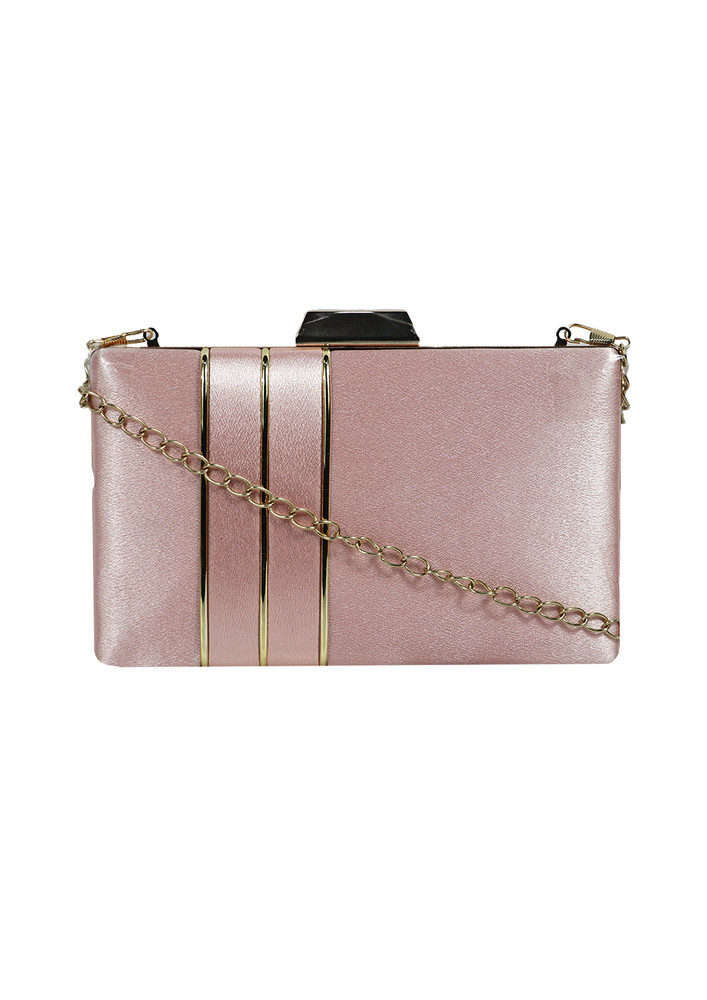 Baby Pink Party Clutch For Girls