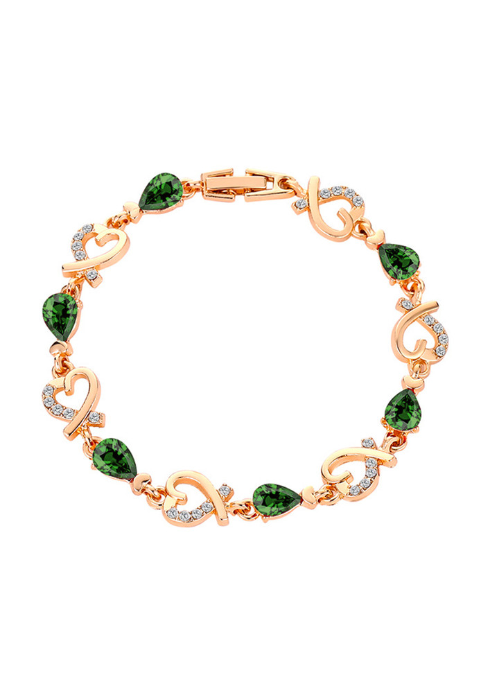 Love And Color Green Bracelet