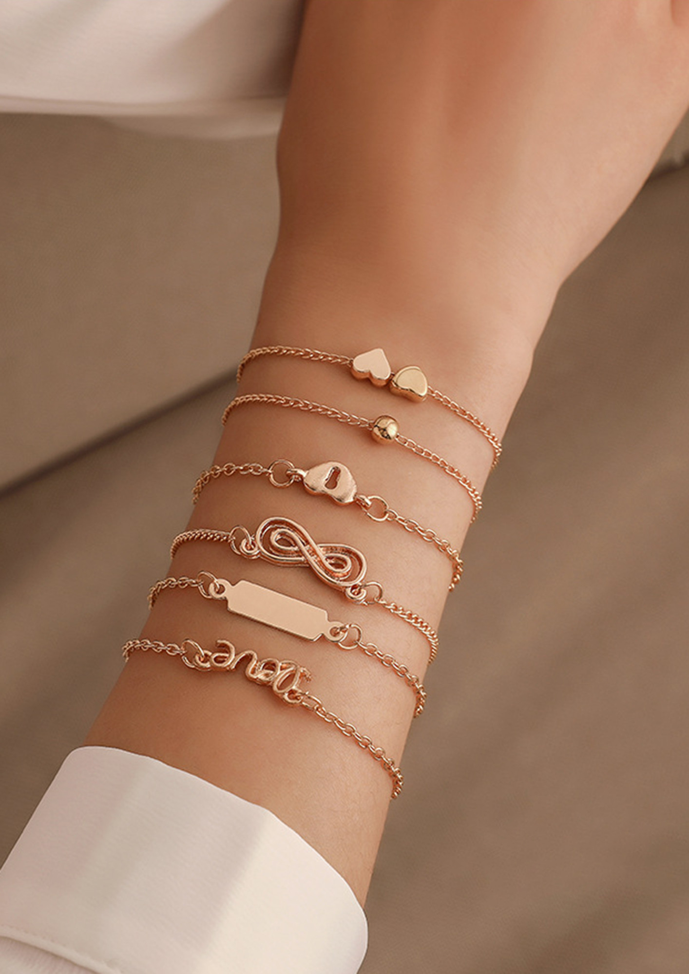 Buy Rose Gold Bracelets & Bangles for Women by BHRM Online | Ajio.com