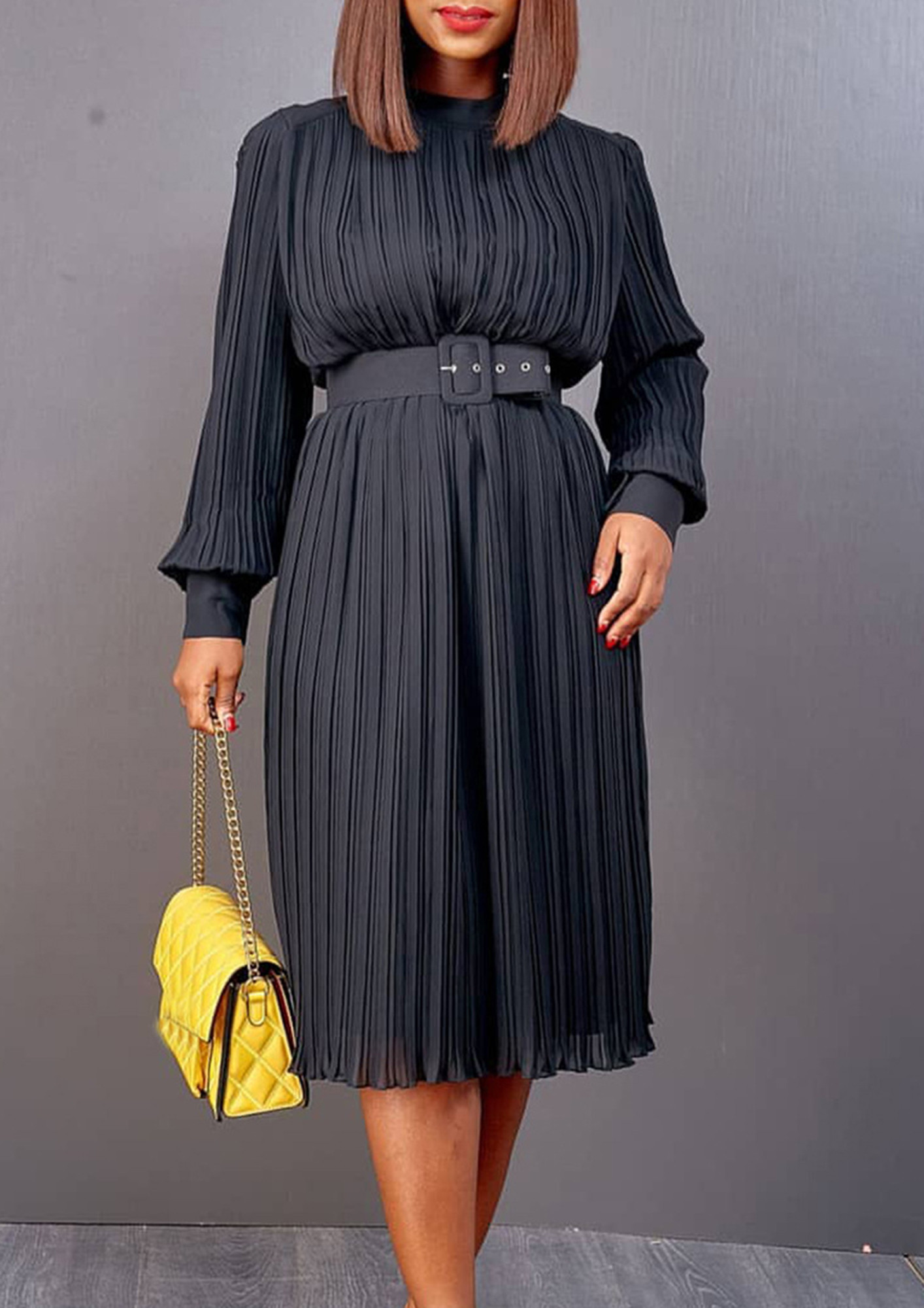 Black Ruffle Dresses for Women- Lirose – lirose