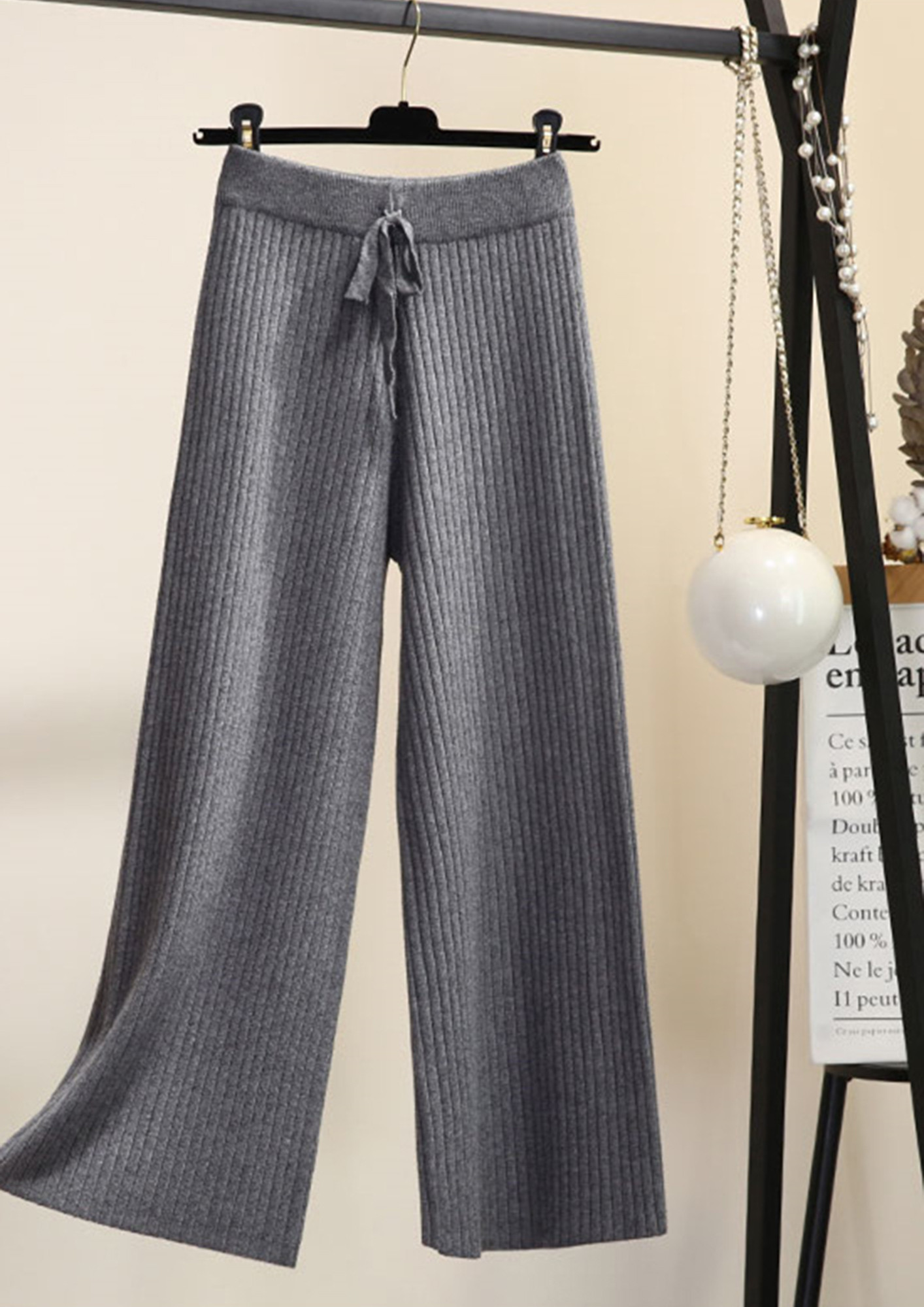 PERFECT FOR FALL GREY TROUSER