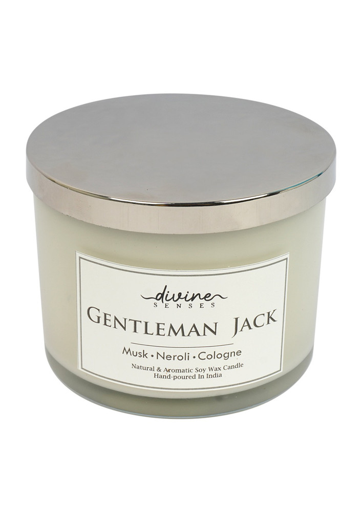 Musk, Neroli, Cologne Large 3 Wick Candle | Natural & Aromatic Soy Wax Candle with Essential Oil 400 Gram Wax Filled | Home Decor and Gifting…