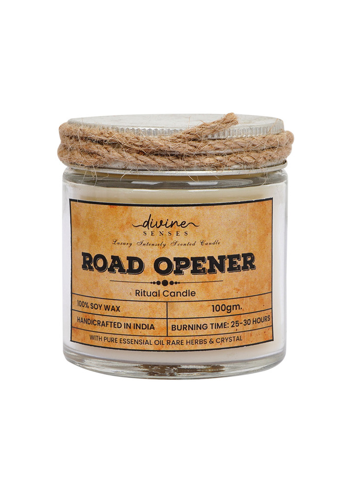Road Opener Meditation Candle, Manifestation Candle| Aromatherapy Candle | Natural Soy Wax Intensely Scented Candle, Hand Poured Pure Soy Wax Candles…