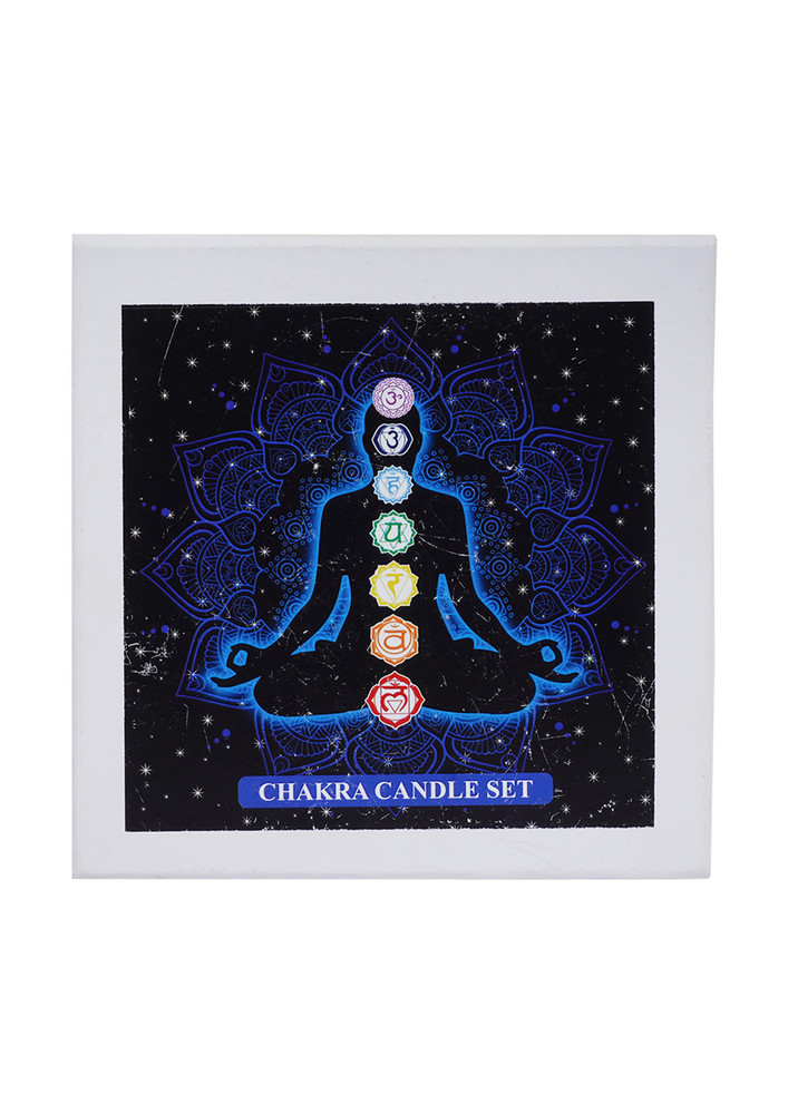 7 Chakra Candle Set | Candles for Aromatherapy/Meditation/Spa | Scented Candles for Gifting/Decoration