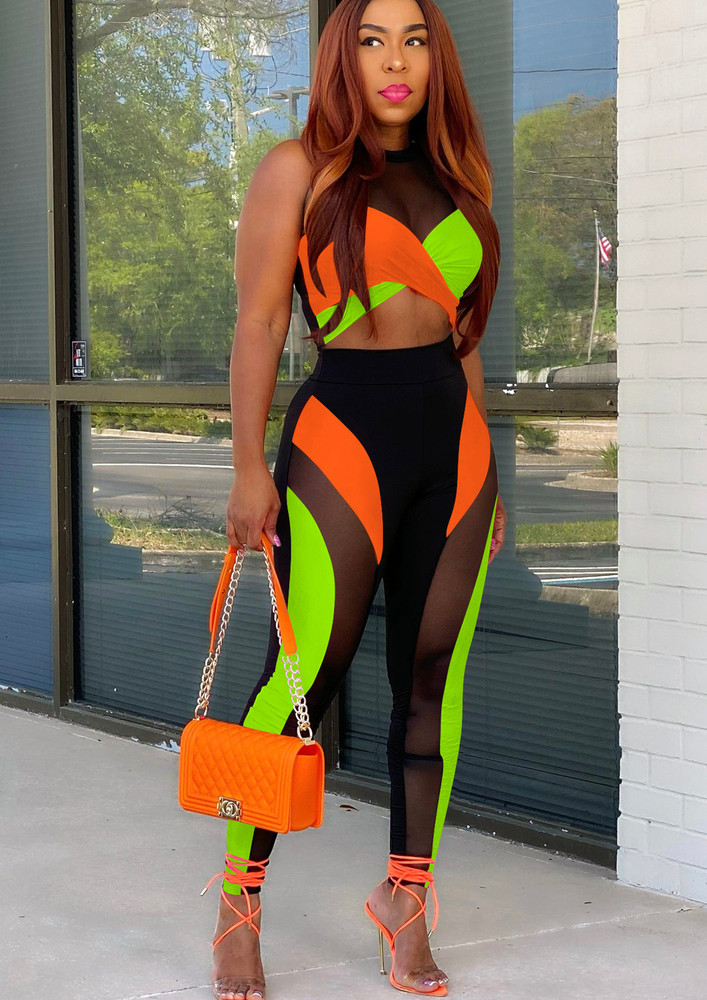 Electric Sunday Green Two Piece Set