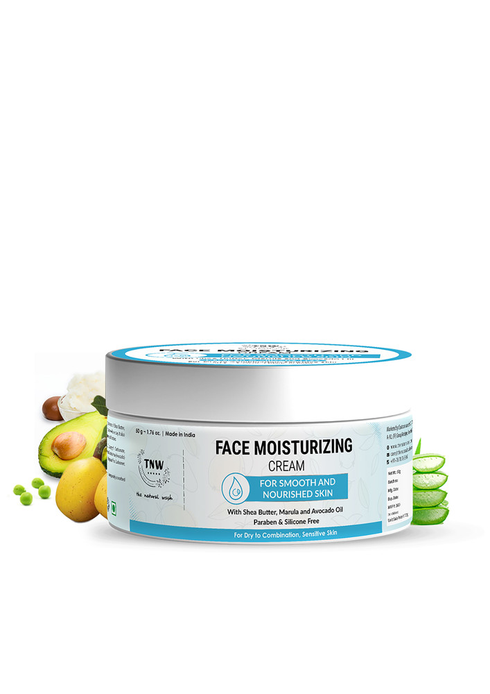 TNW-The Natural Wash Face Moisturizing Cream for Dry to Combination, Sensitive | Moisturizer | Dry Skin | With Shea Butter