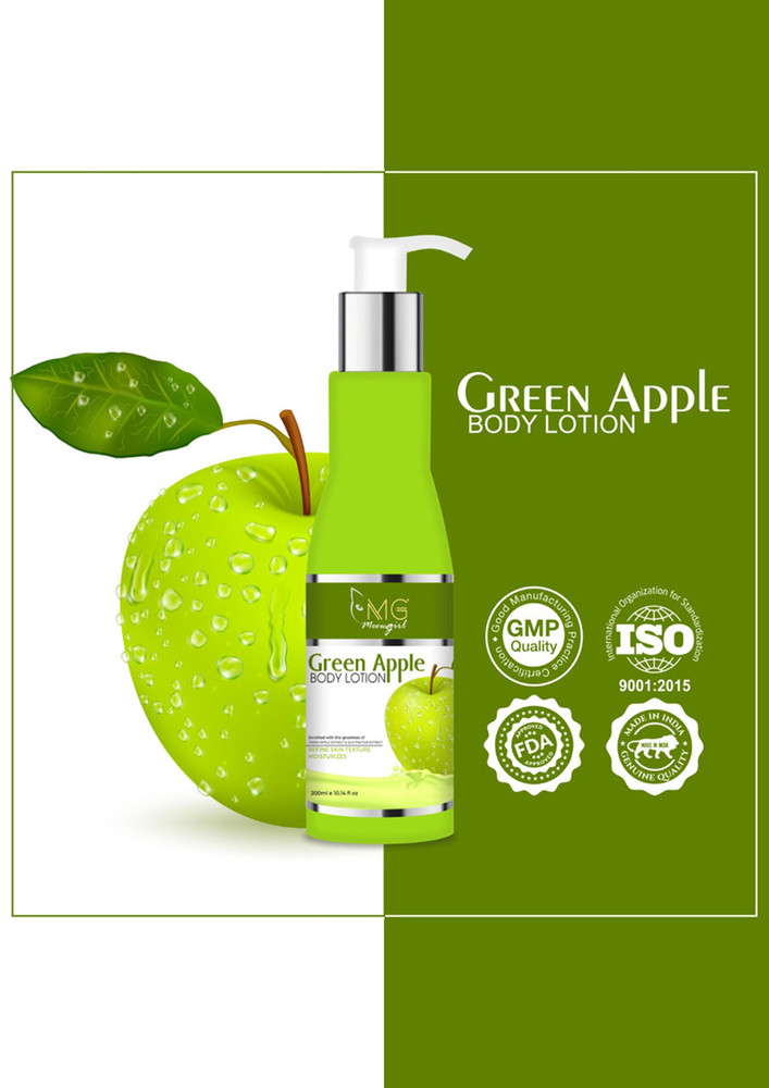 MGmeowgirl Green Apple Body Lotion - pump bottle (100 ml)
