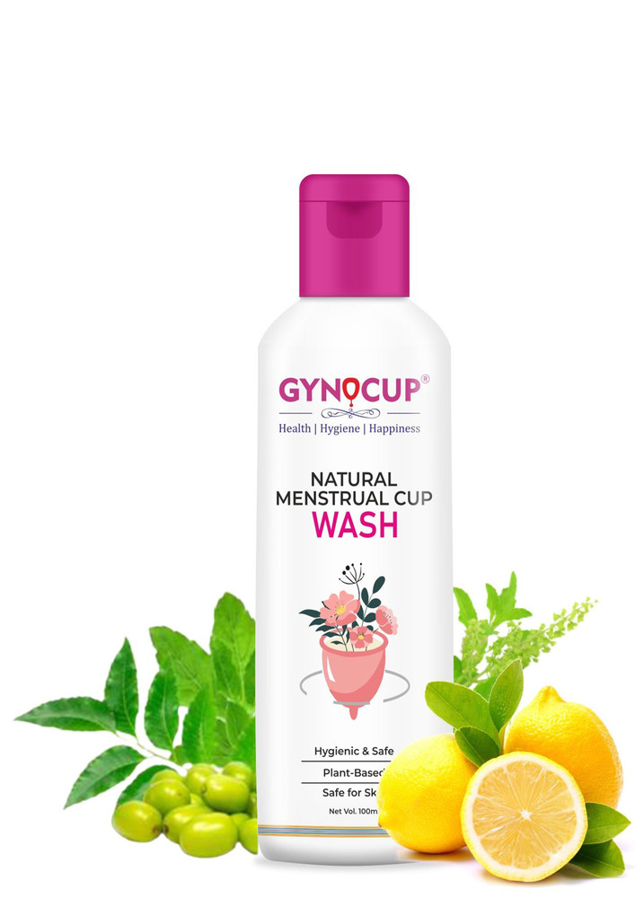 GynoCup Menstrual Cup Cleanser Was with  Natural & pH Balanced, hypoallergenic and safe for use, Helps to Sterilize Menstrual Cup- 100 ml