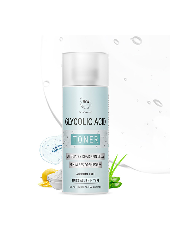 TNW-The Natural Wash Glycolic Acid Toner for Exfoliating Dead Skin Cells | With Aloe Vera Extract & Citric Acid | Suitable for all skin Types