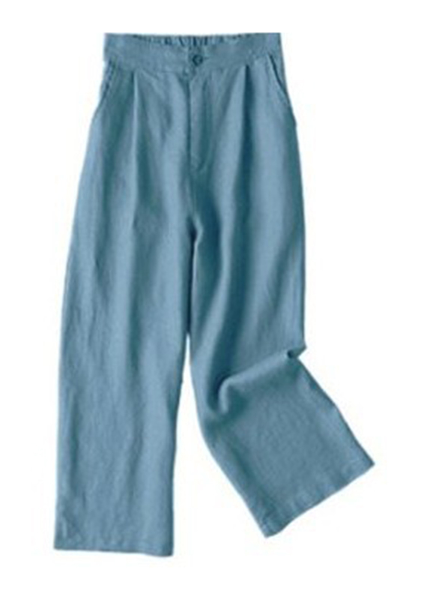EVERYDAY SKY BLUE LOOSE FIT TROUSERS