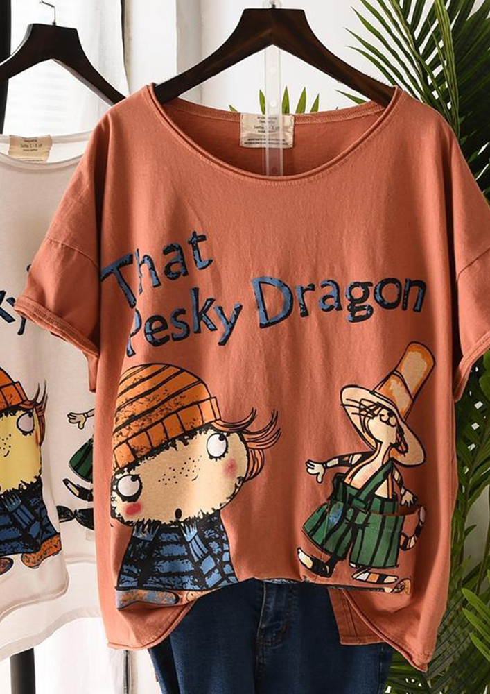 That Pesky Dragon Brown Tshirt