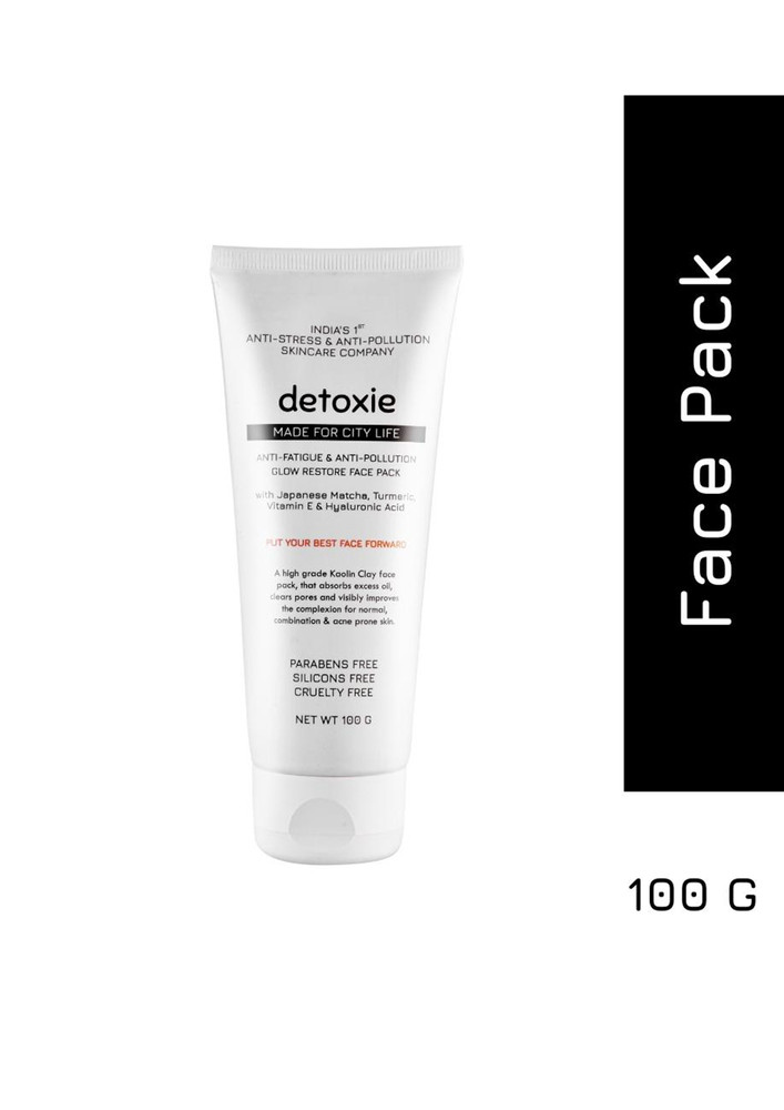 Detoxie - Anti-fatigue & Anti-pollution Glow Restore Face Pack - 100g