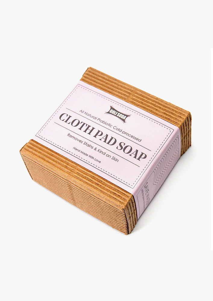 Goli Soda All Natural Probiotics Cloth Pad Diaper Soap Soap - 90 g -(Pack Of 2)